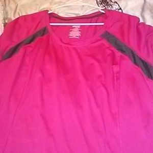 Pink athletic tee